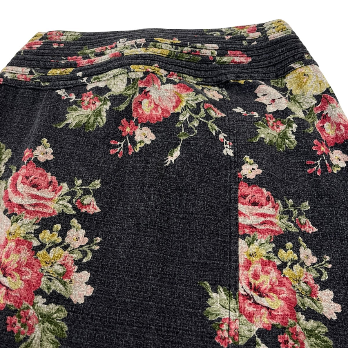 JUNYA WATANABE CDG フラワープリントラップスカートJE-S037 古着・中古-4枚目のアイテム画像