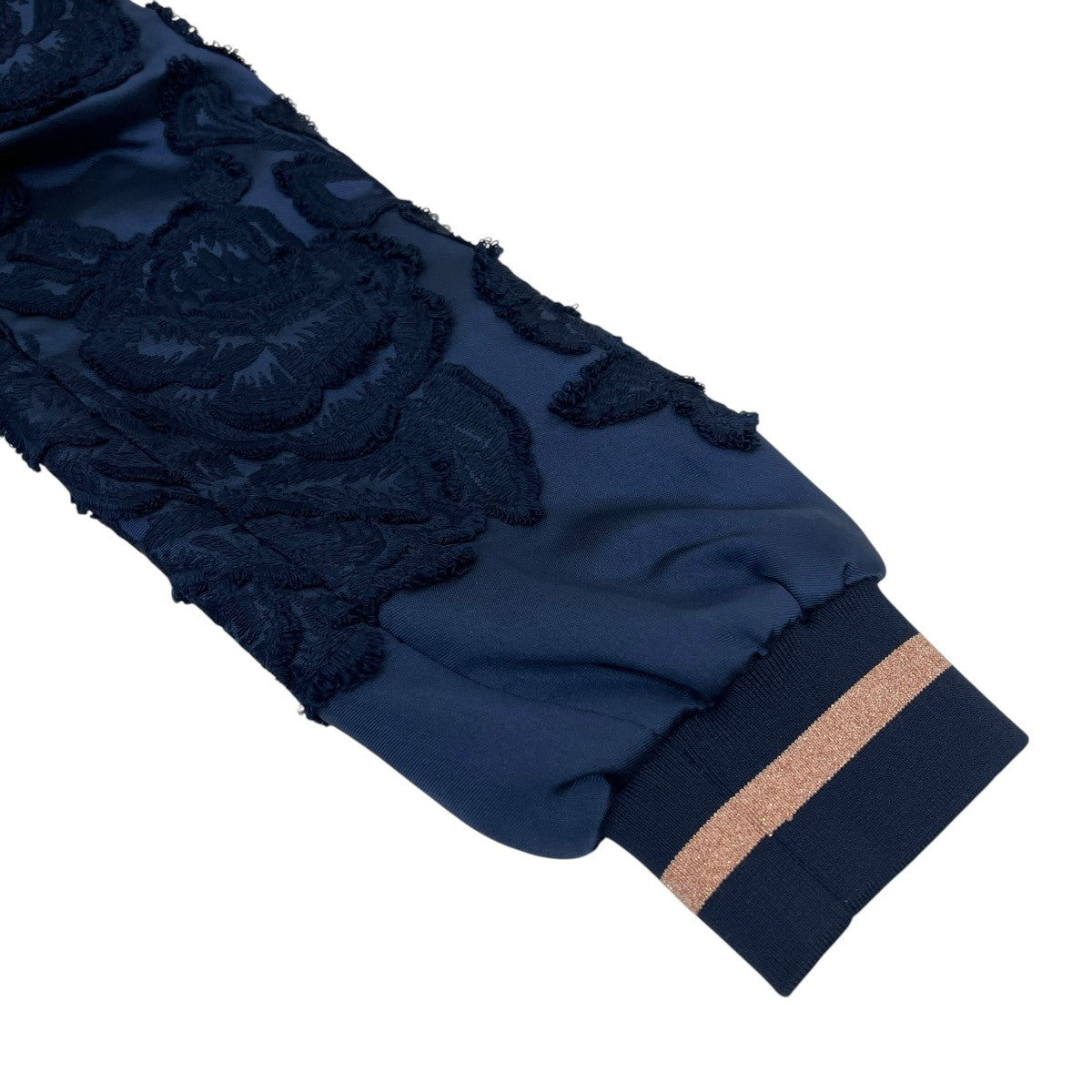 TED BAKER フラワーエンブロイダリージップブルゾン 古着・中古-4枚目のアイテム画像