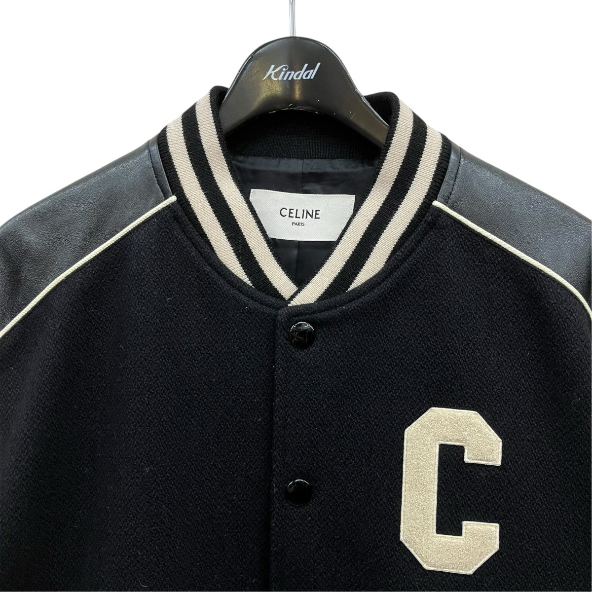 CELINE クラシック テディジャケットスタジャン2V56D896C 古着・中古-2枚目のアイテム画像