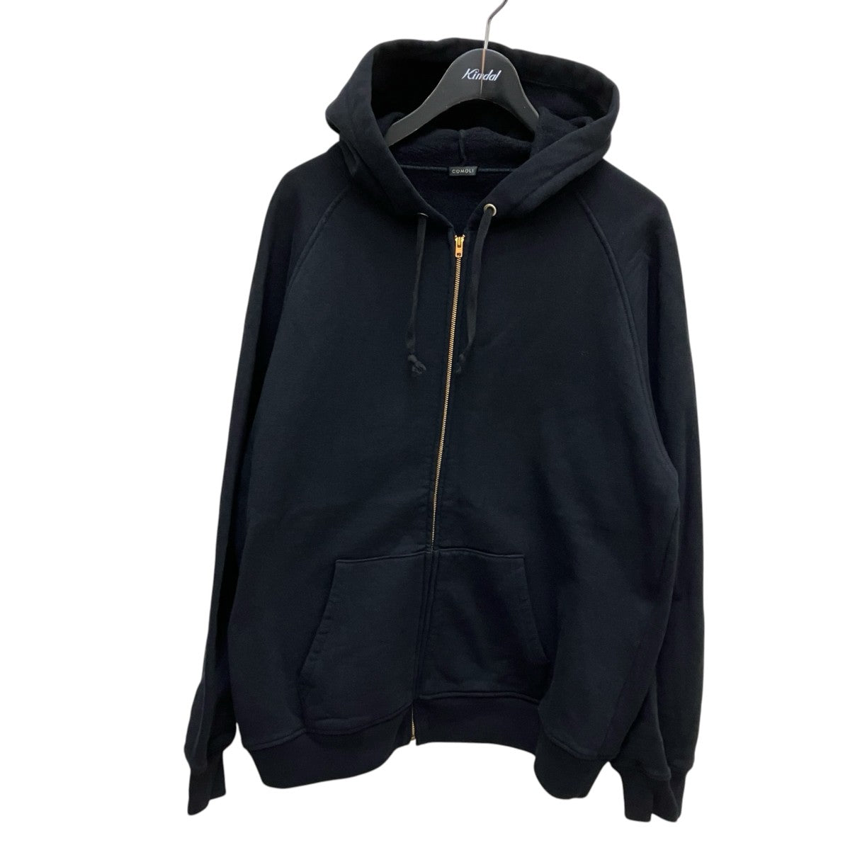 COMOLI コットン裏毛 ジップパーカジップパーカーA03-05001 古着・中古-1枚目のアイテム画像
