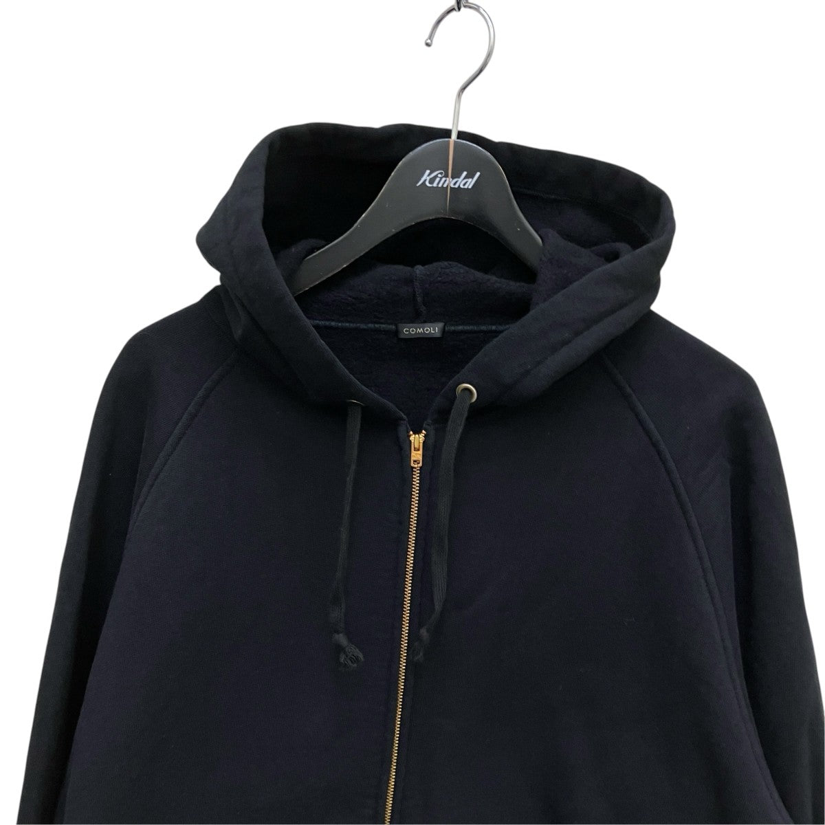 COMOLI コットン裏毛 ジップパーカジップパーカーA03-05001 古着・中古-2枚目のアイテム画像