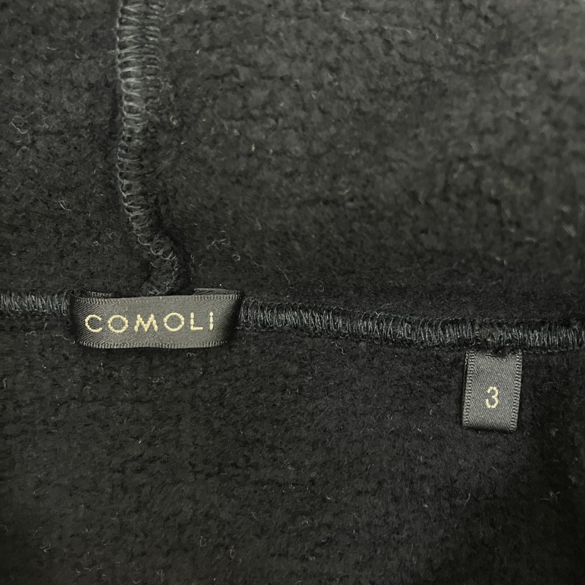 COMOLI コットン裏毛 ジップパーカジップパーカーA03-05001 古着・中古-5枚目のアイテム画像