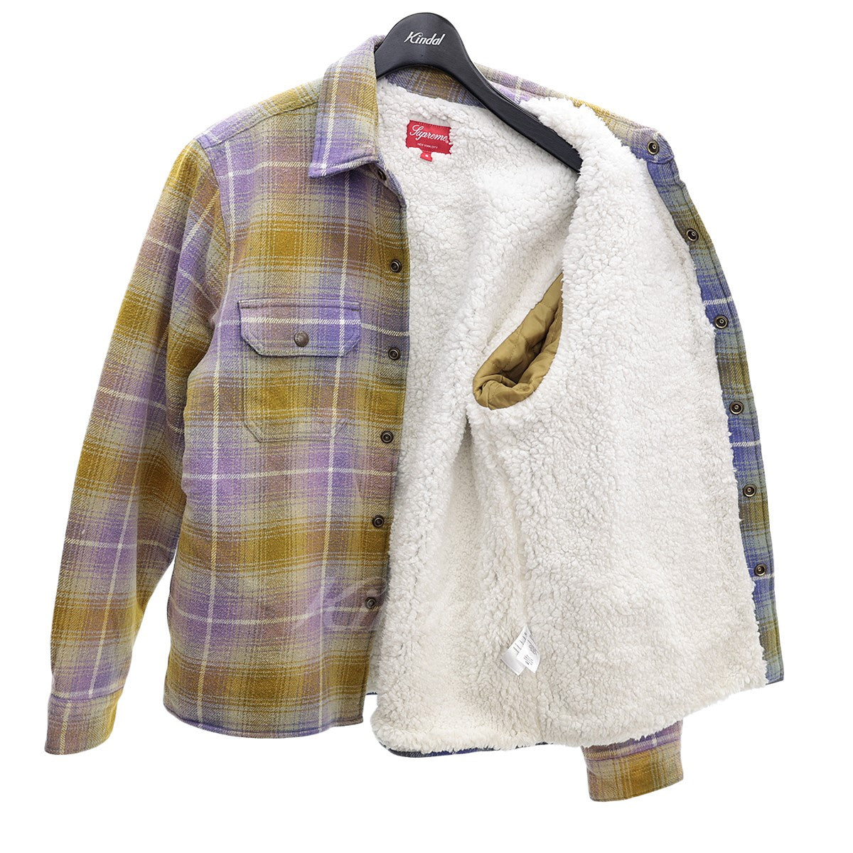 22AW Shearling Lined Flannel Shirt裏ボアフランネルシャツジャケット