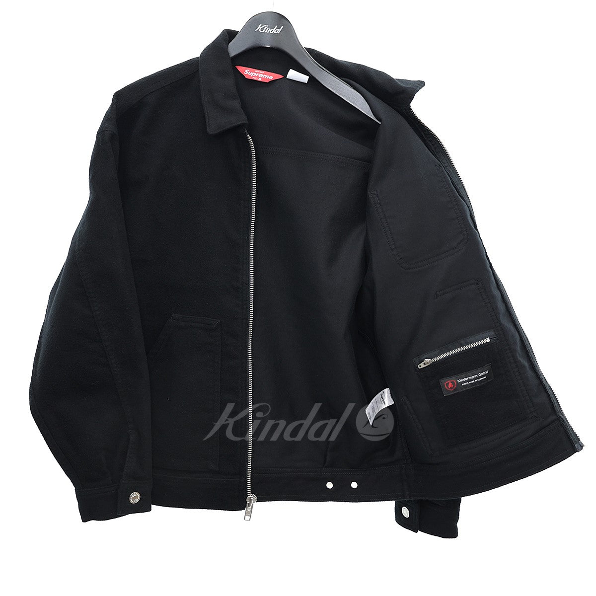 デラックストートsupreme moleskin work jacket 22aw ブラック M
