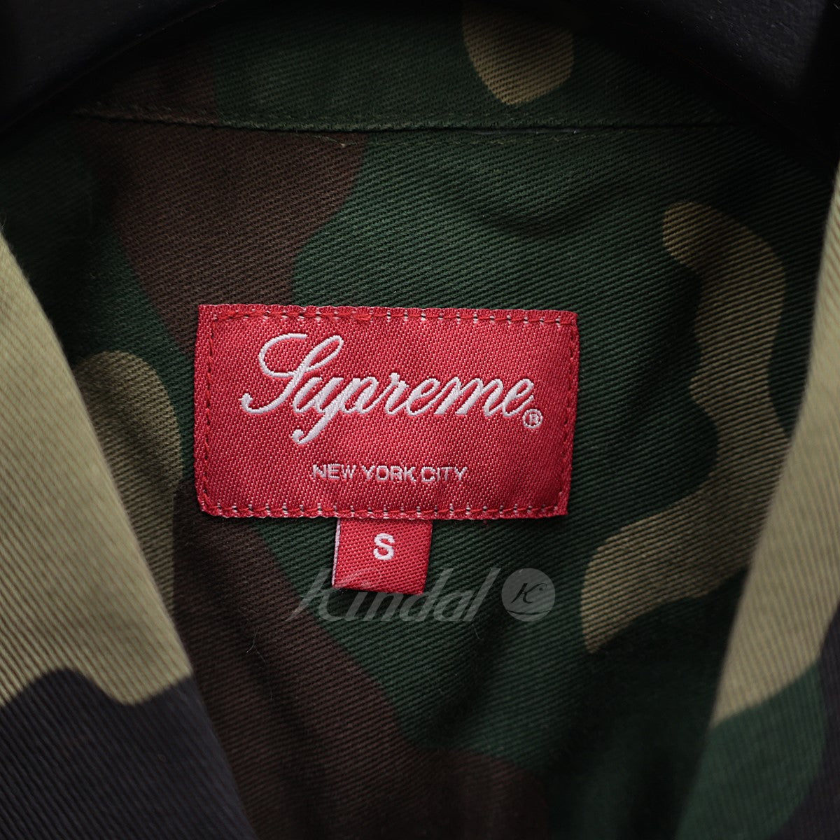 SUPREME(シュプリーム) 20SS Arc Logo Work Shirt 迷彩柄ワークシャツ カーキ サイズ  14｜【公式】カインドオルオンライン ブランド古着・中古通販【kindal】