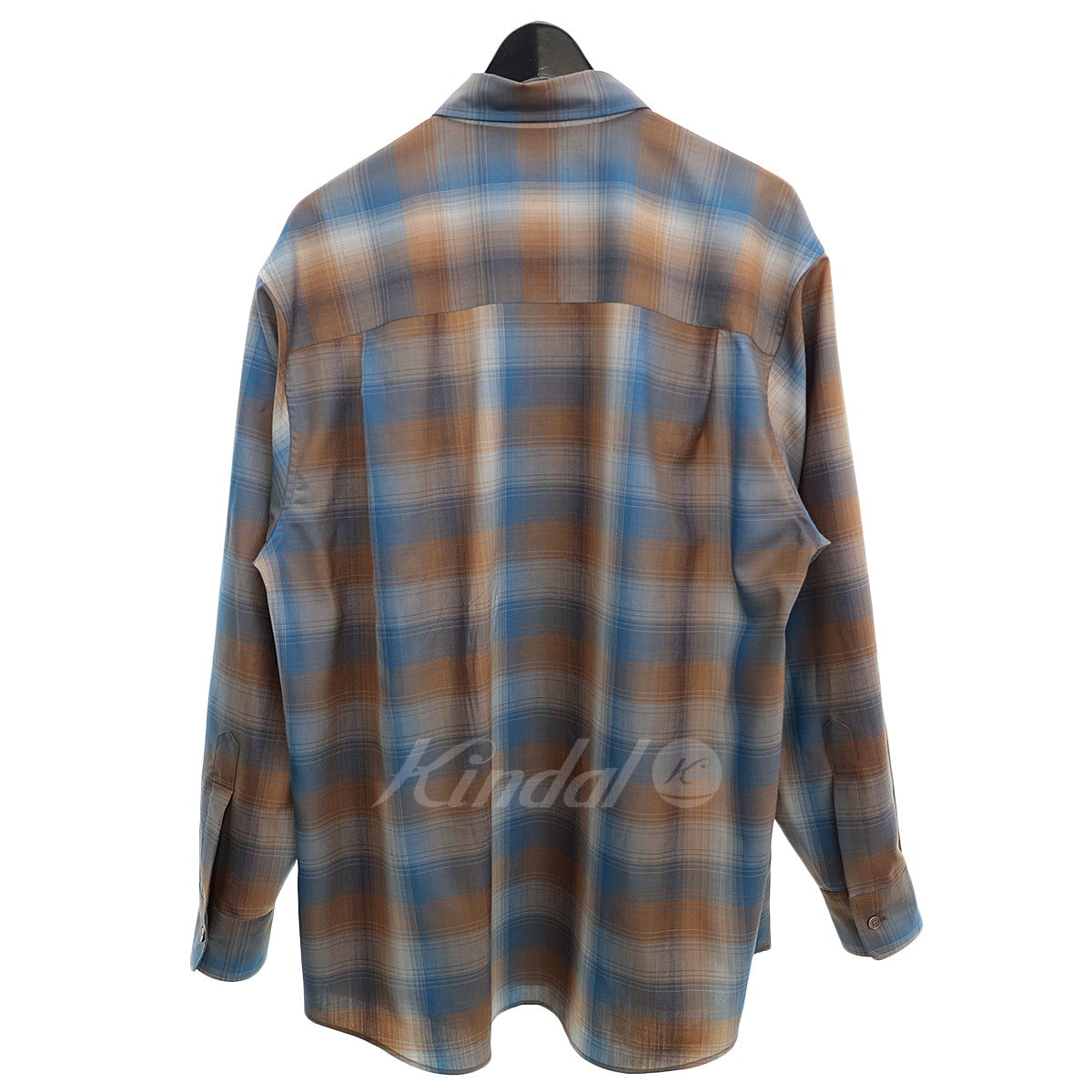 AURALEE(オーラリー) ウールチェックシャツ SUPER LIGHT WOOL CHECK