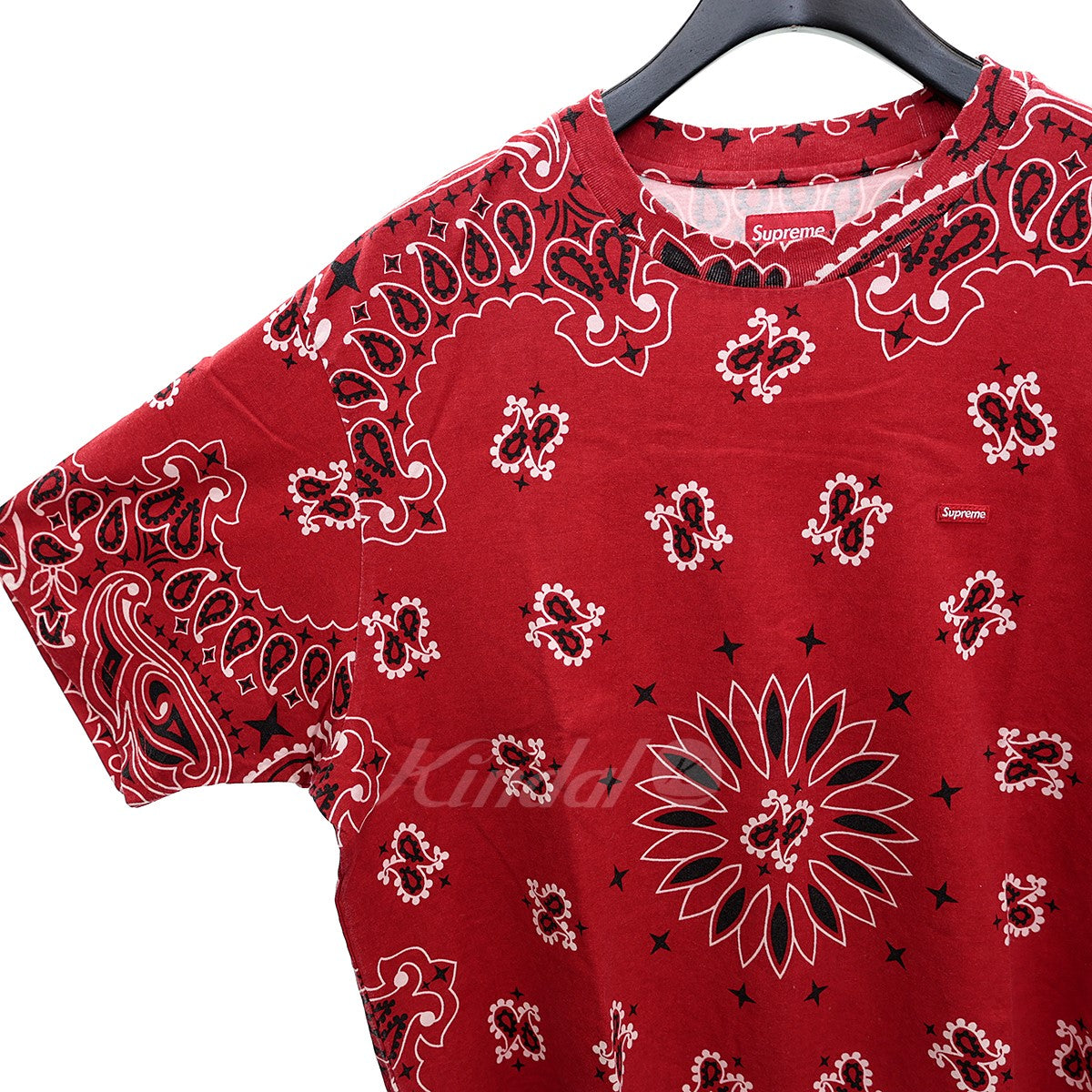 SUPREME(シュプリーム) 21SS　Small Box Tee Red Bandana バンダナ柄スモールボックスTシャツ