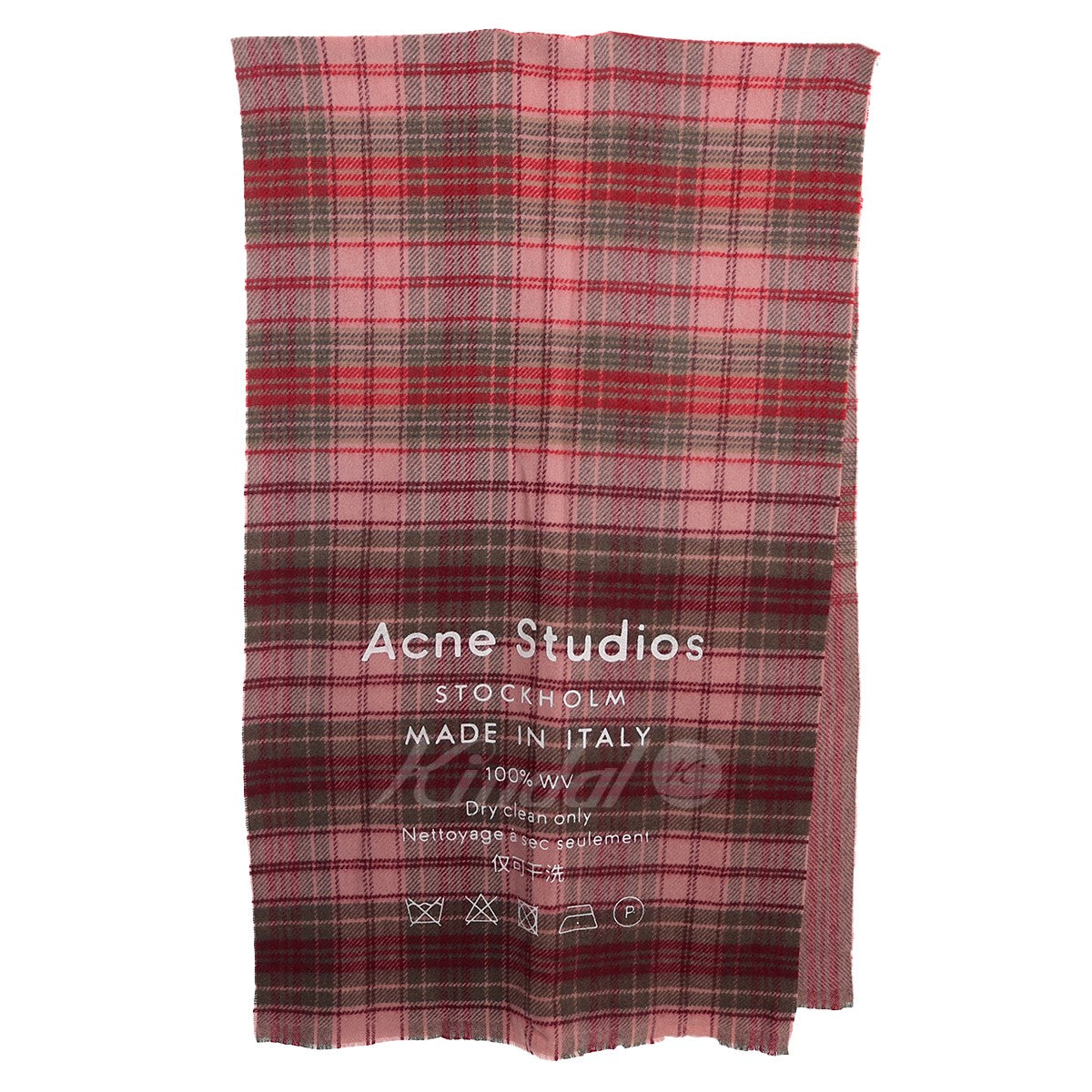 ACNE STUDIOS(アクネストゥディオズ) チェック柄ウールマフラー