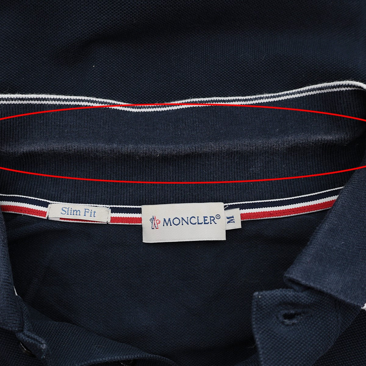 MONCLER(モンクレール) 半袖ポロシャツ310918340700 310918340700 ダークネイビー サイズ M｜【公式】カインドオルオンライン  ブランド古着・中古通販【kindal】