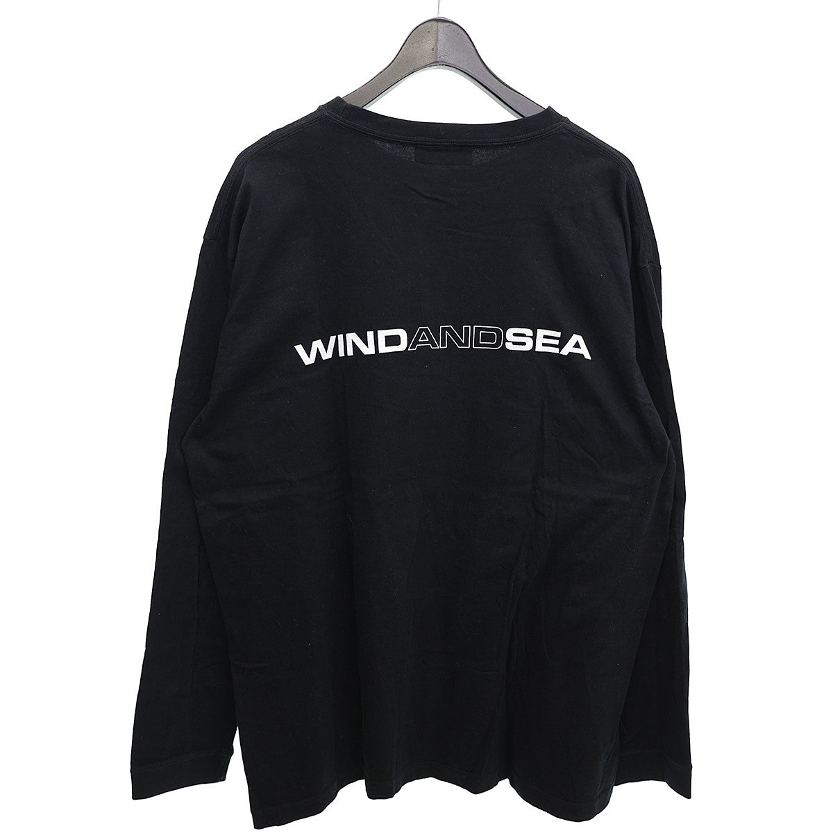 WIND AND SEA(ウィンダンシー) PHOTO L S T SHIRTSフォトプリントロングスリーブTシャツWDS-CS-320  WDS-CS-320 ブラック サイズ L｜【公式】カインドオルオンライン ブランド古着・中古通販【kindal】