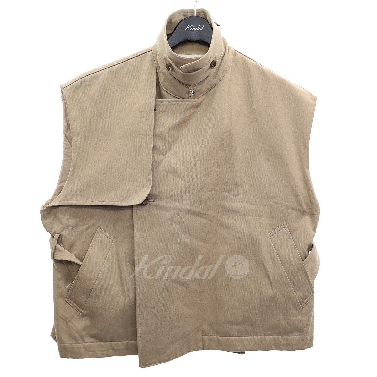 DIGAWEL TRENCH VEST トレンチベスト 古着・中古-3枚目のアイテム画像