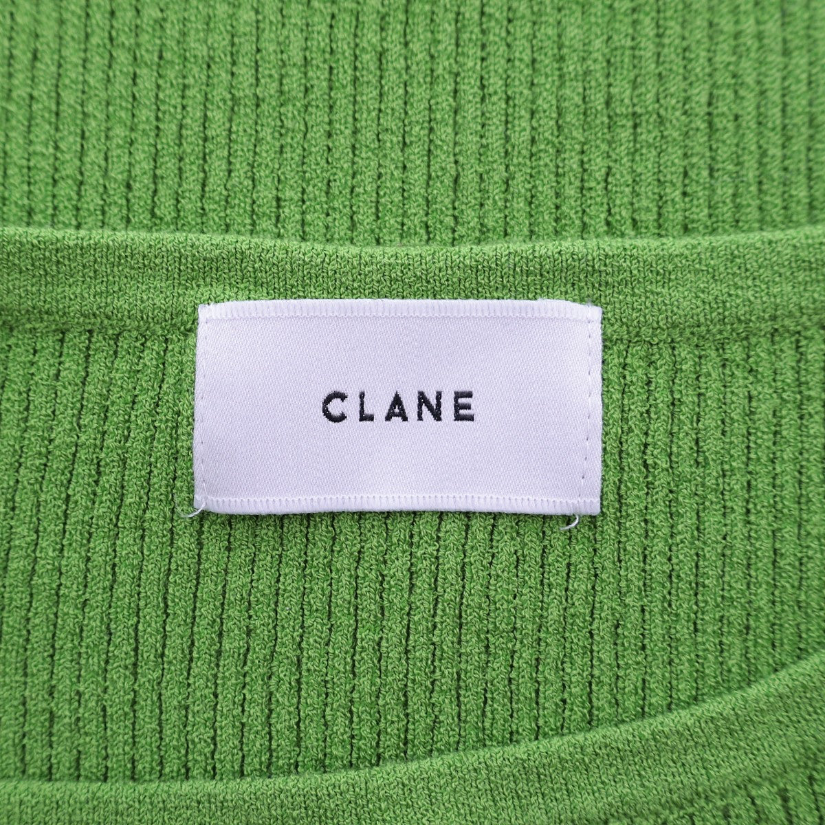 CLANE(クラネ) 22SSBOAT NECK NO SLEEVE KNIT TOPSニットベスト12106-2222