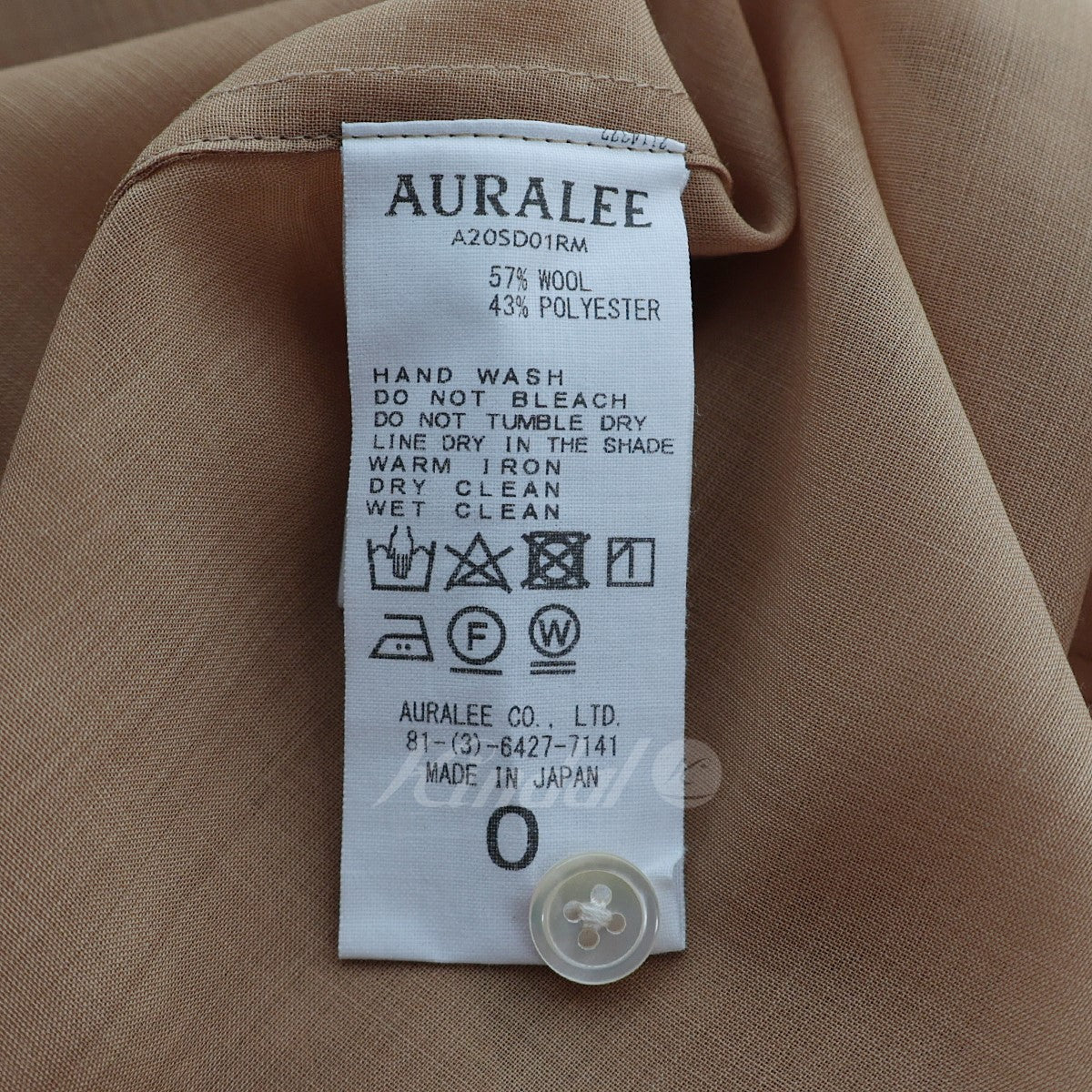 AURALEE SHEER CLOTH SHIRTS ONE-PIECE - ロングワンピース