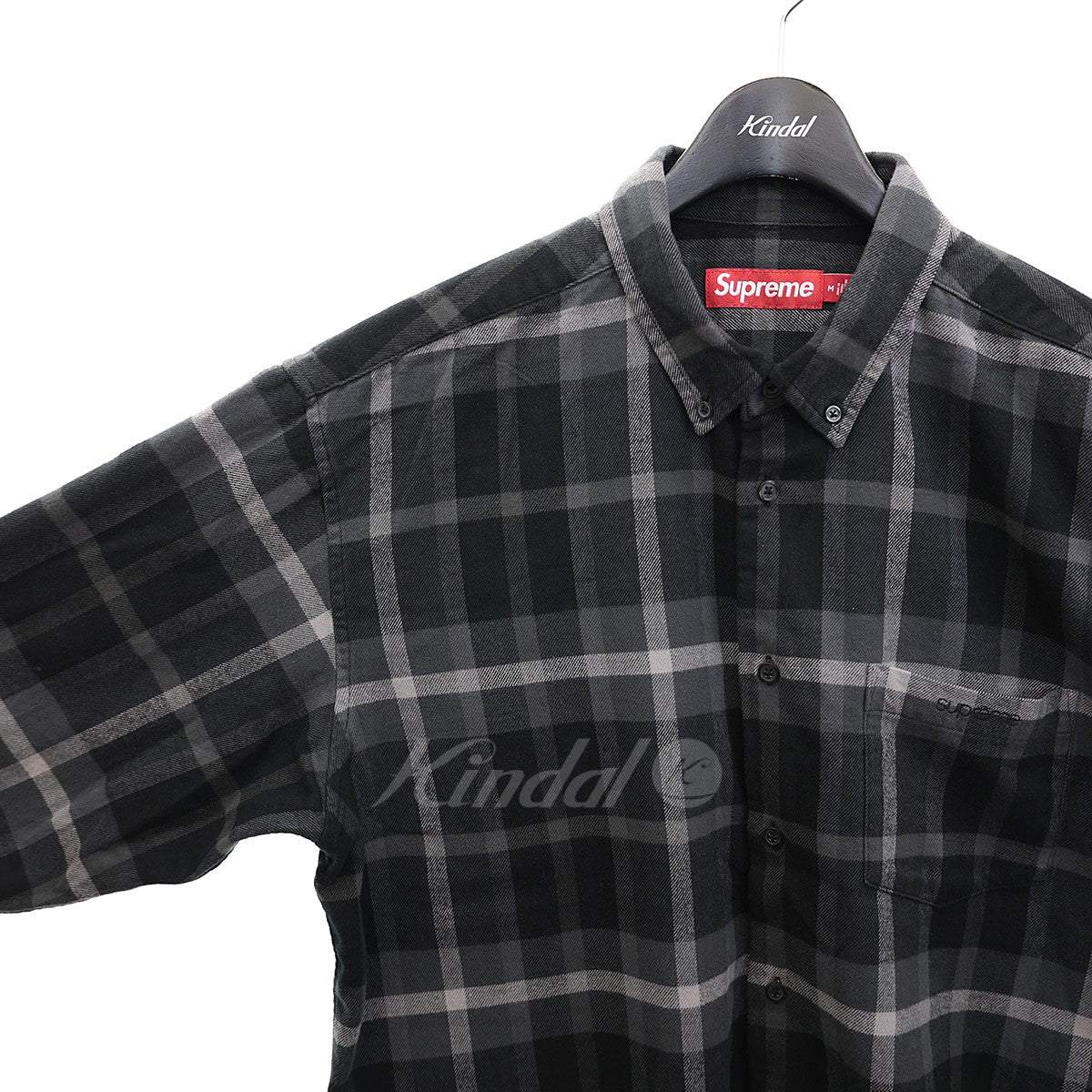 23AW Plaid Flannel Shirt チェック柄フランネルBDシャツ