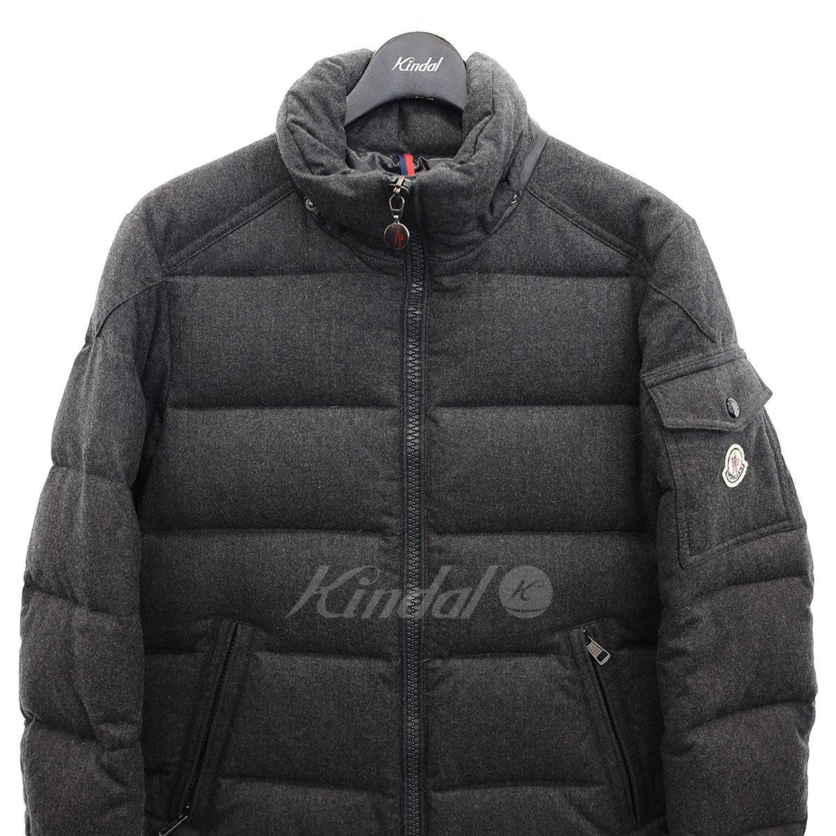 MONCLER(モンクレール) MONTGENEVRE 2WAYフーデッドダウンジャケット 122-091-40338-05 122-091-40338 -05 グレー サイズ 0｜【公式】カインドオルオンライン ブランド古着・中古通販【kindal】