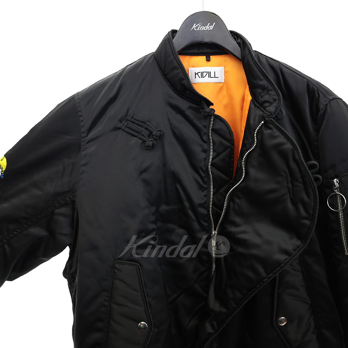 KIDILL(キディル) 22AW Kung-Fu MA-1 Jacket カンフーMA-1ジャケット KL615 KL615 ブラック サイズ  44｜【公式】カインドオルオンライン ブランド古着・中古通販【kindal】