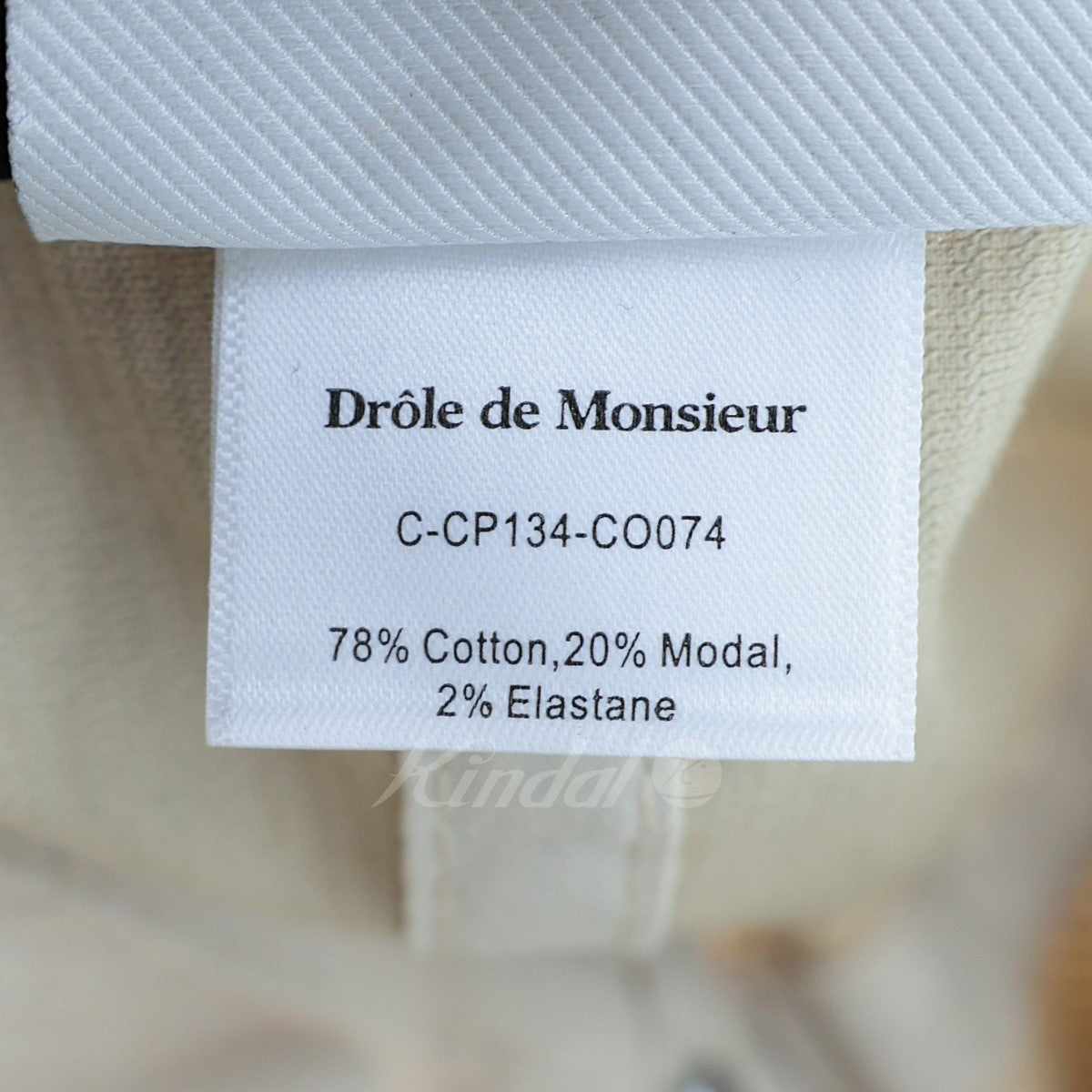 DROLE DE MONSIEUR(ドロール ド ムッシュ) コーデュロイキャップ