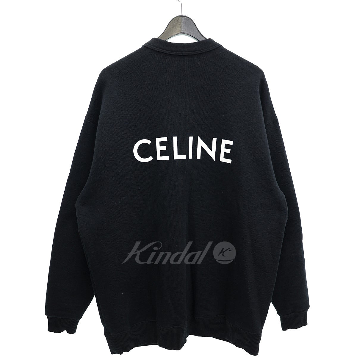 CELINE(セリーヌ) バックロゴプリントスウェットカーディガン 