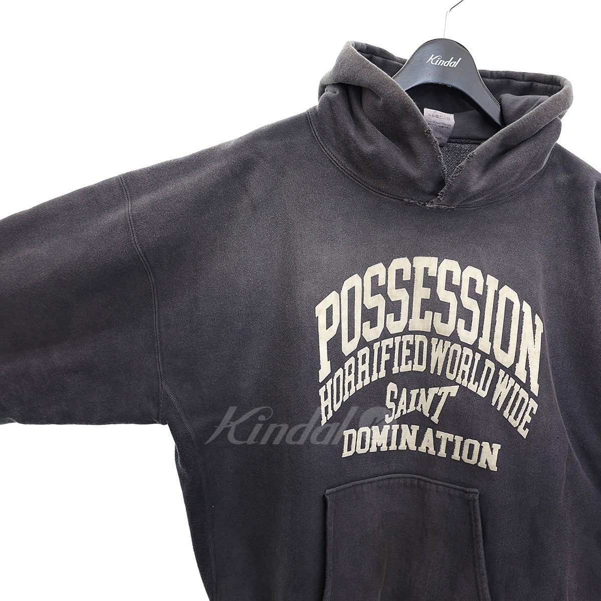 SAINT MICHAEL(セント マイケル) HOODIE POSSESSION　USED加工パーカー　SM-A22-0000-025