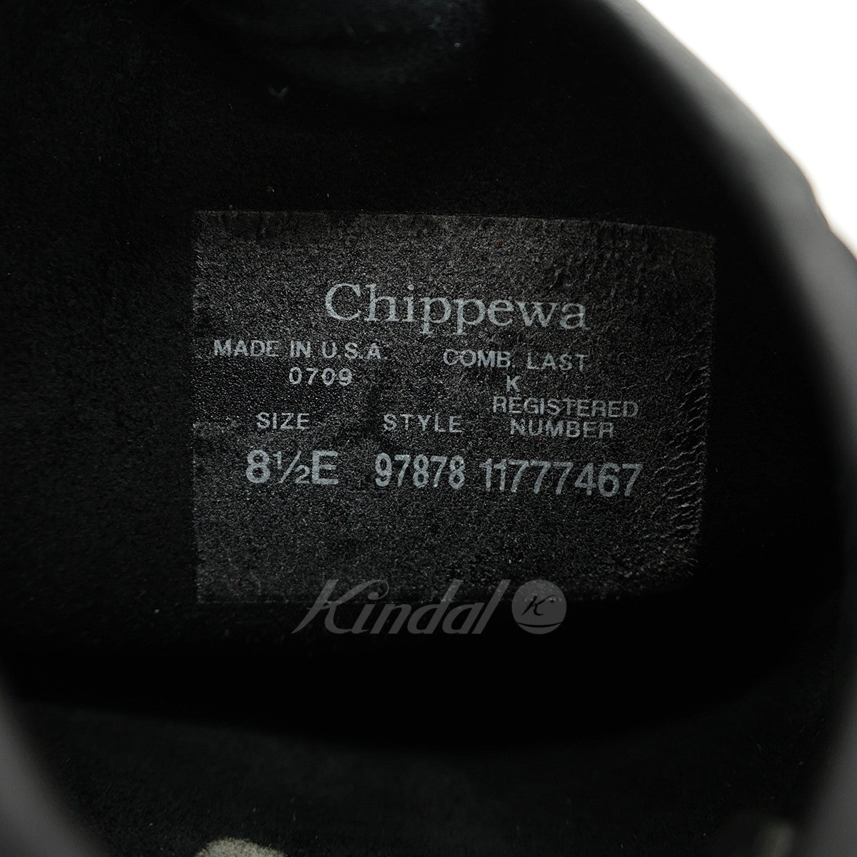 CHIPPEWA(チペワ) 11インチモックエンジニアブーツ 97878 97878 ブラック サイズ 8  1／2(約26．5ｃｍ程度)｜【公式】カインドオルオンライン ブランド古着・中古通販【kindal】