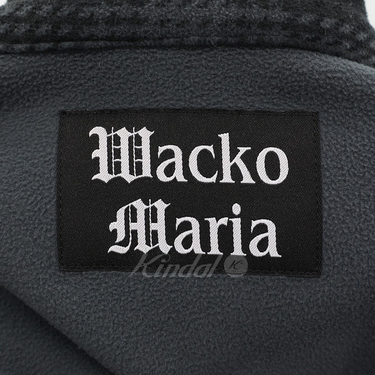 WACKO MARIA(ワコマリア) FLEECE SHIRT チェック柄フリースシャツジャケット 23FW-WMO-BL13 23FW-WMO- BL13 ブラック／グレー サイズ 14｜【公式】カインドオルオンライン ブランド古着・中古通販【kindal】