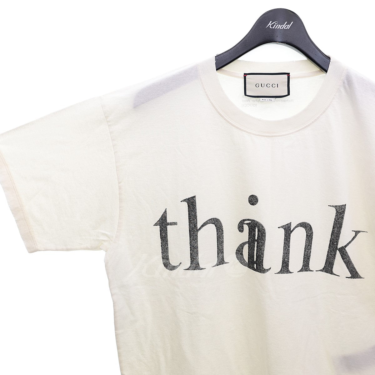 GUCCI(グッチ) USED加工 Think Thank 半袖Tシャツ 616036 616036 オフ 