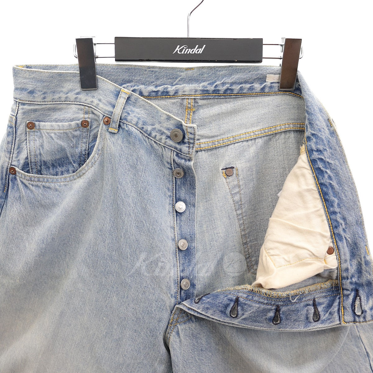 COMOLI(コモリ) 22SS ブリーチデニム5Pパンツ V01-03009 V01-03009 