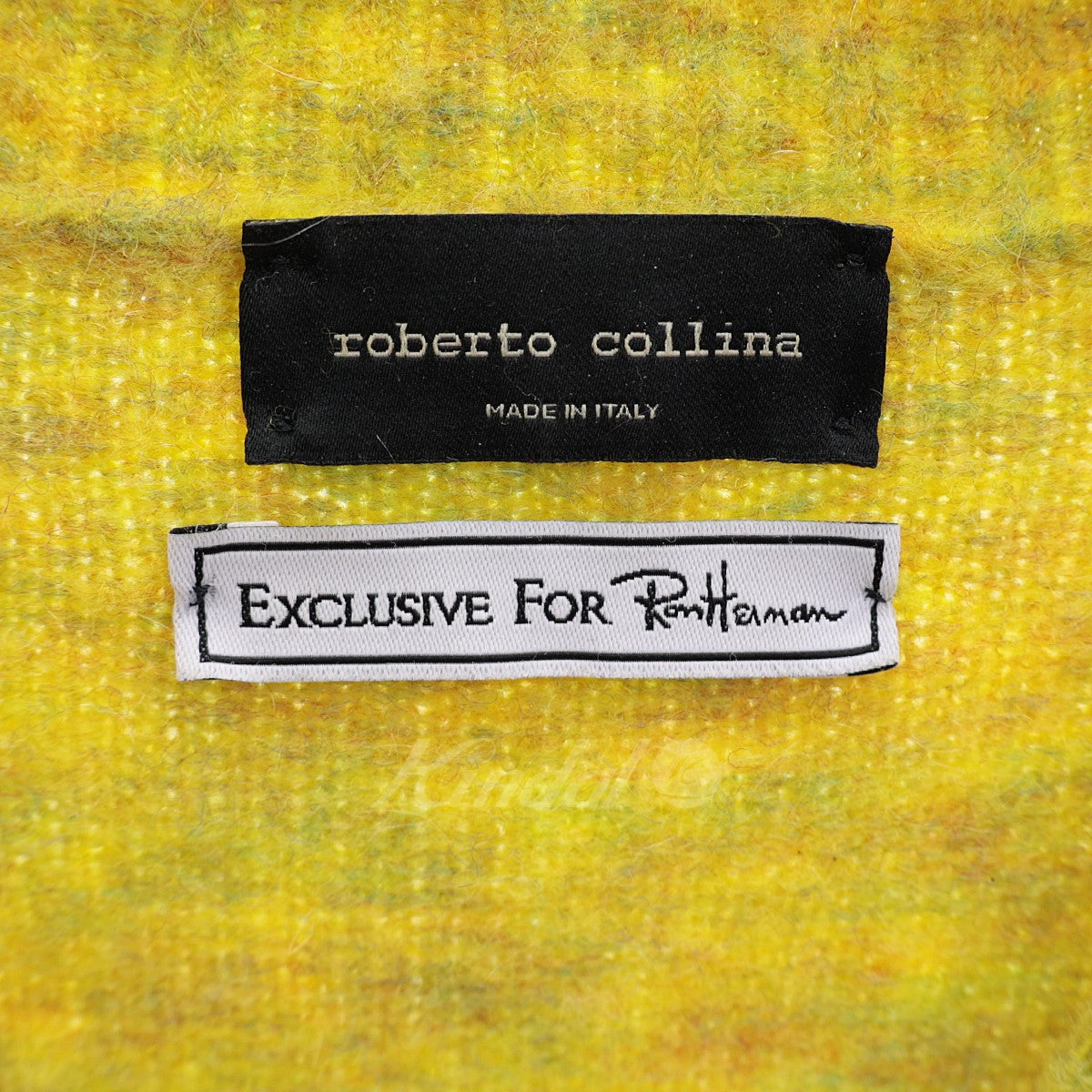 ROBERTO COLLINA×RonHerman クルーネックニットセーター イエロー サイズ 不明｜【公式】カインドオルオンライン  ブランド古着・中古通販【kindal】