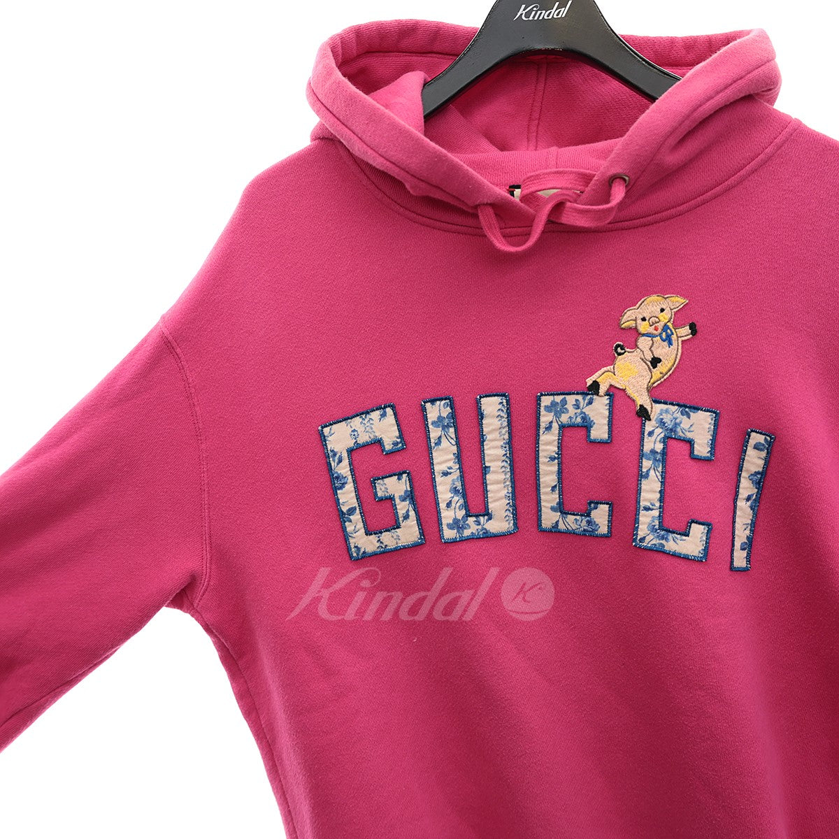 GUCCI(グッチ) プルオーバーパーカー ショッキングピンク サイズ XS｜【公式】カインドオルオンライン ブランド古着・中古通販【kindal】