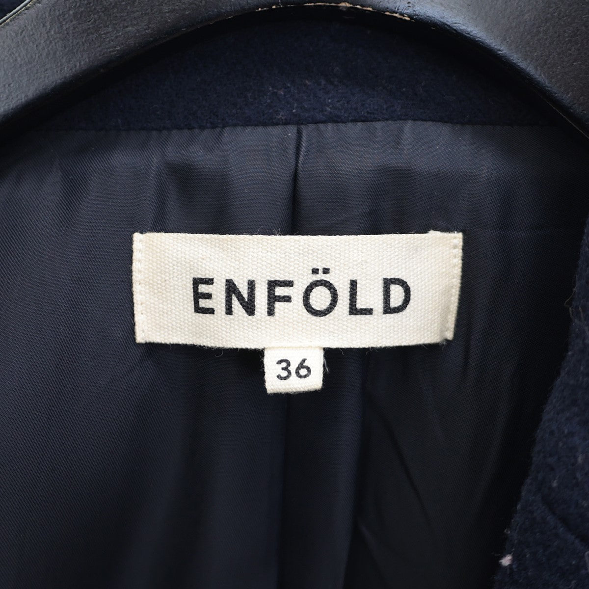 ENFOLD(エンフォルド) 圧縮ウールチェスターコート3008A630-0990 3008A630-0990 ダークネイビー サイズ  S｜【公式】カインドオルオンライン ブランド古着・中古通販【kindal】