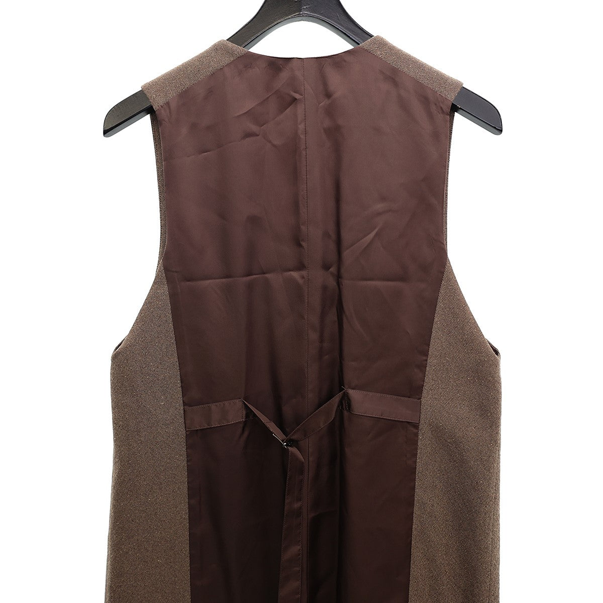 Co Twill Tuxedo Vest Dressウール／シルク／コットンロングジレBBZ1022209A0002