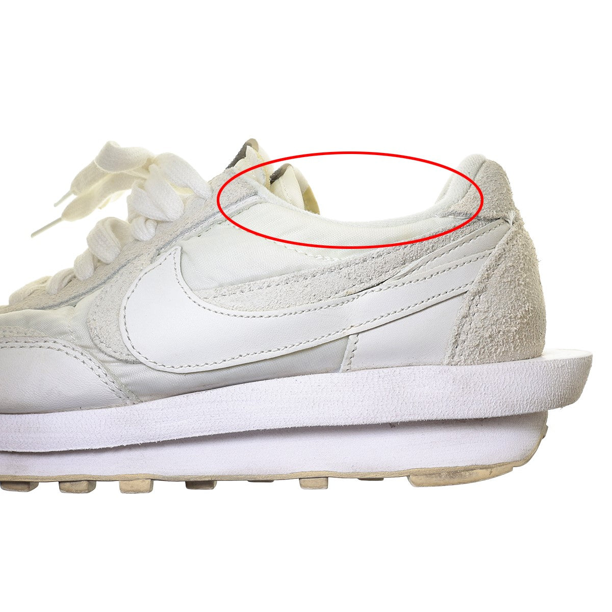 NIKE×sacai LDV Waffle Triple WhiteLDVワッフル スニーカーBV0073-101 ...