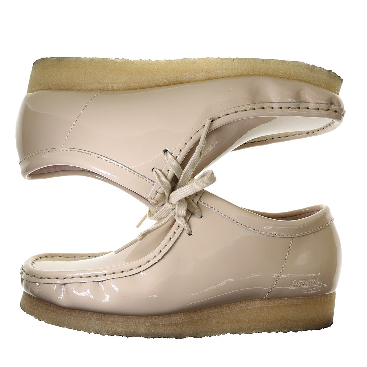 CLARKS×Supreme Wallabee Cream Patentパテントレザー ワラビーシューズ アイボリーベージュ系 サイズ  24.5cm｜【公式】カインドオルオンライン ブランド古着・中古通販【kindal】