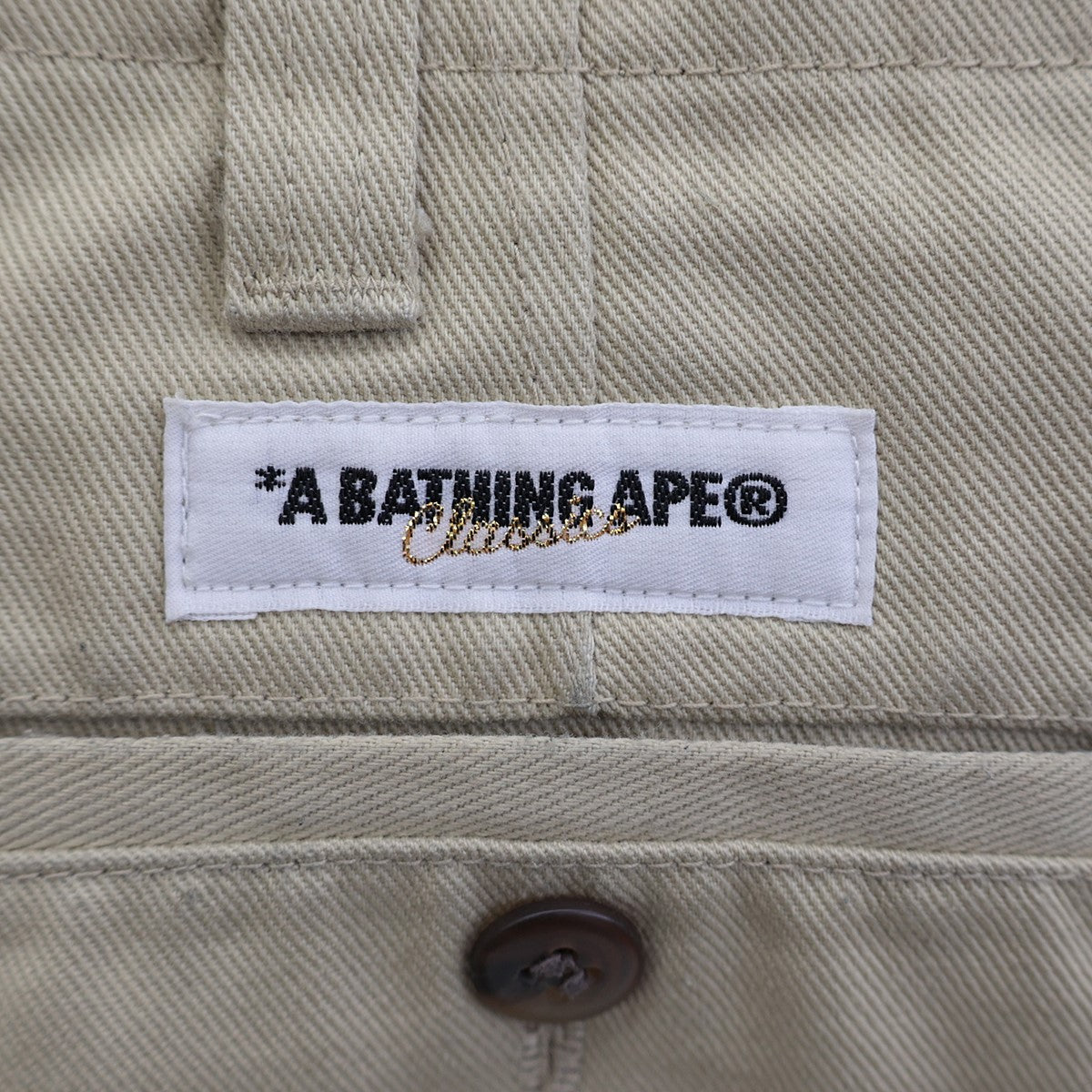 A BATHING APE(アベイシングエイプ) チノワークパンツ