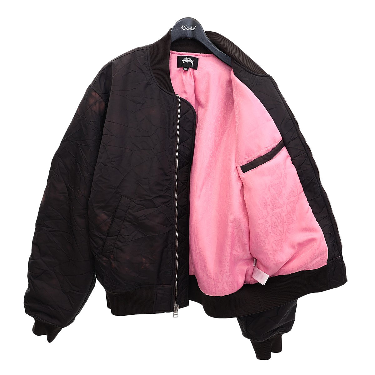 stussy(ステューシー) DYED NYLON BOMBERMA-1ジャケット115694 115694 ブラウン系 サイズ  L｜【公式】カインドオルオンライン ブランド古着・中古通販【kindal】