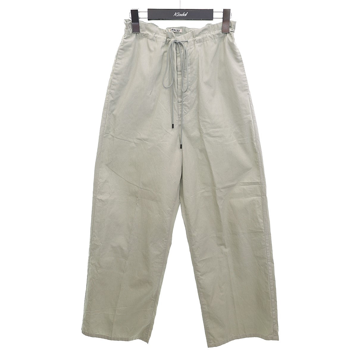 WASHED FINX TWILL EASY WIDE PANTSフィンクスコットンイージーパンツWASHED FINX TWILL EASY WIDE PANTS