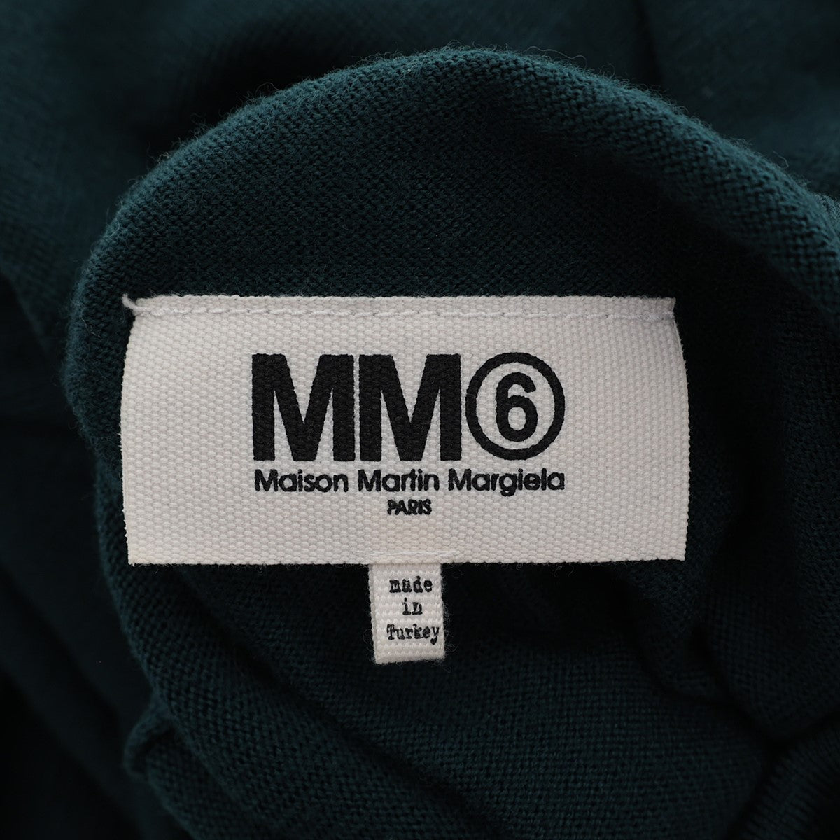 MM6 Maison Margiela(マルタンマルジェラ) タートルネックニットS32HA0447 S32HA0447 グリーン サイズ M｜【公式】カインドオルオンライン  ブランド古着・中古通販【kindal】