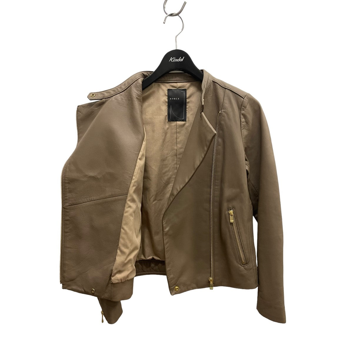 ノーブル ソフトラムレザー ライダースジャケット ノーブル】ソフト