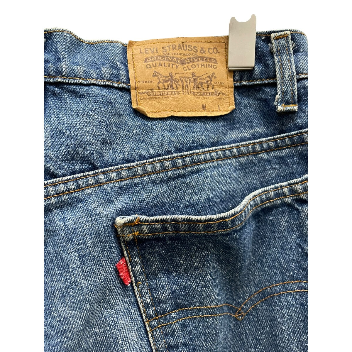 USA製デニムパンツﾎﾞﾀﾝ裏刻印585