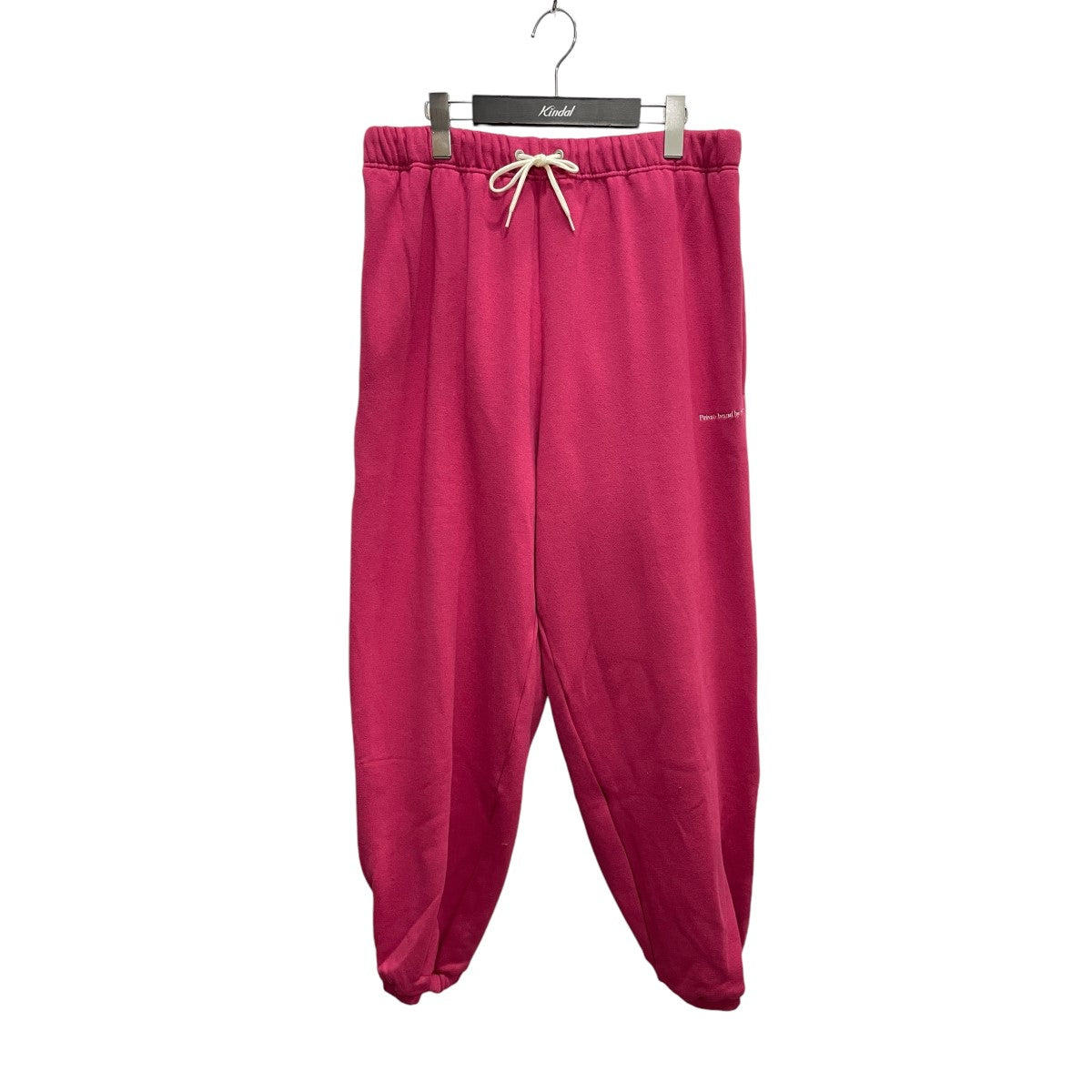 サイドジップスウェットパンツ