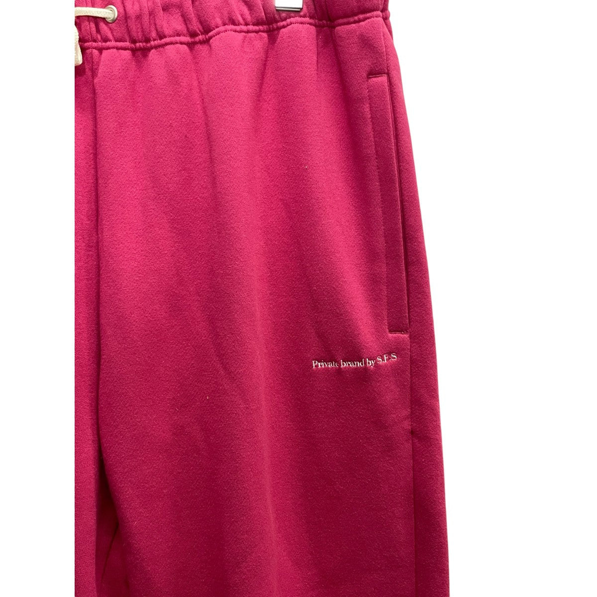 サイドジップスウェットパンツ