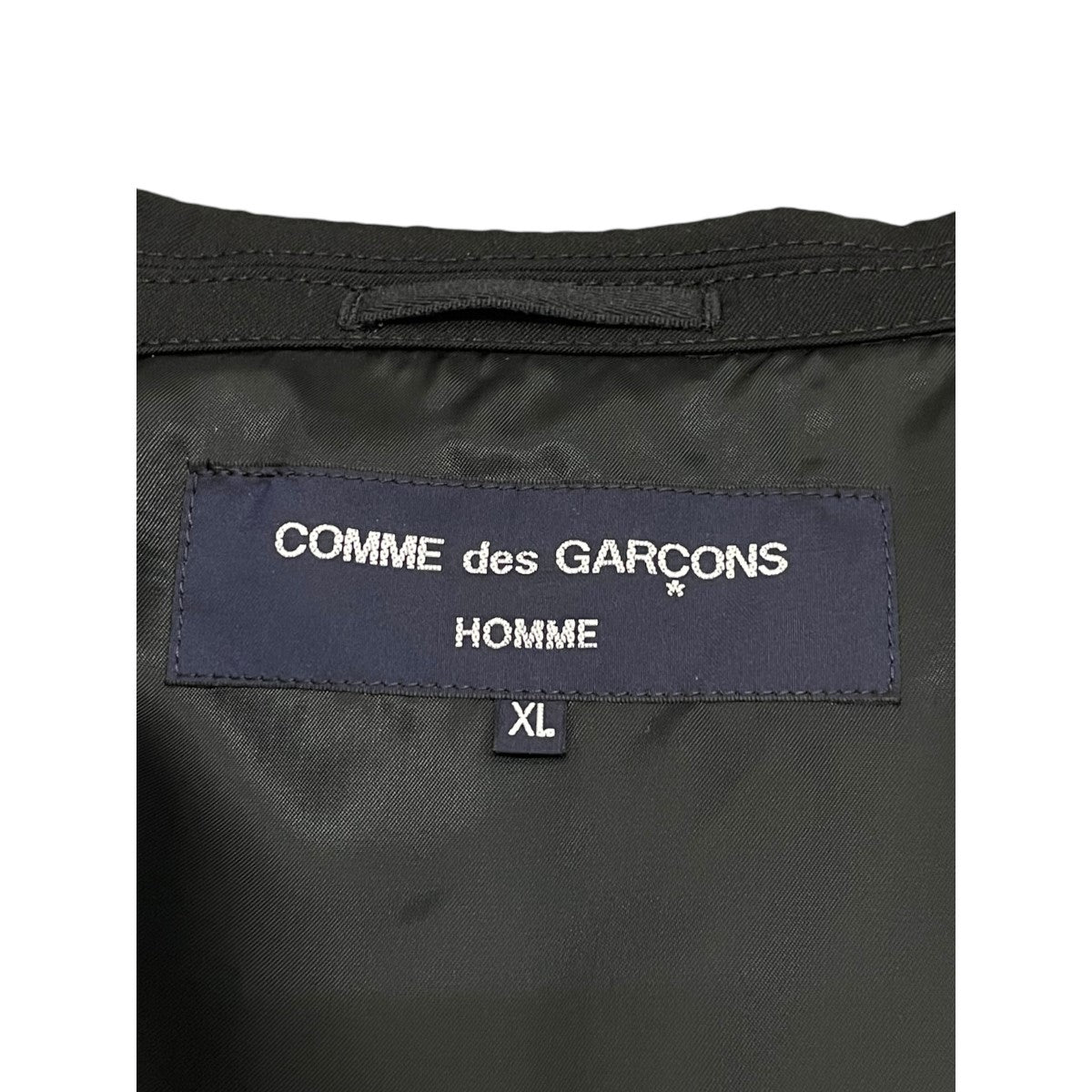 COMME des GARCONS HOMME(コムデギャルソンオム) ウールギャバ パッカリング HL-J102 ブラック サイズ  XL｜【公式】カインドオルオンライン ブランド古着・中古通販【kindal】