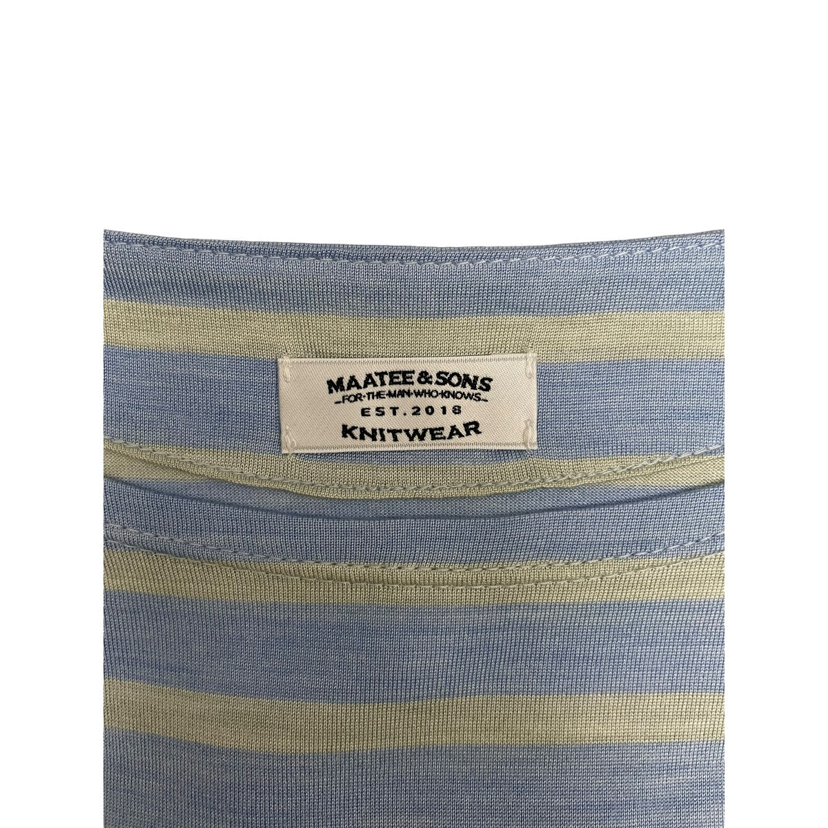 MAATEE＆SONS(マーティーアンドサンズ) SILK BOAT LONG SLEEVE長袖