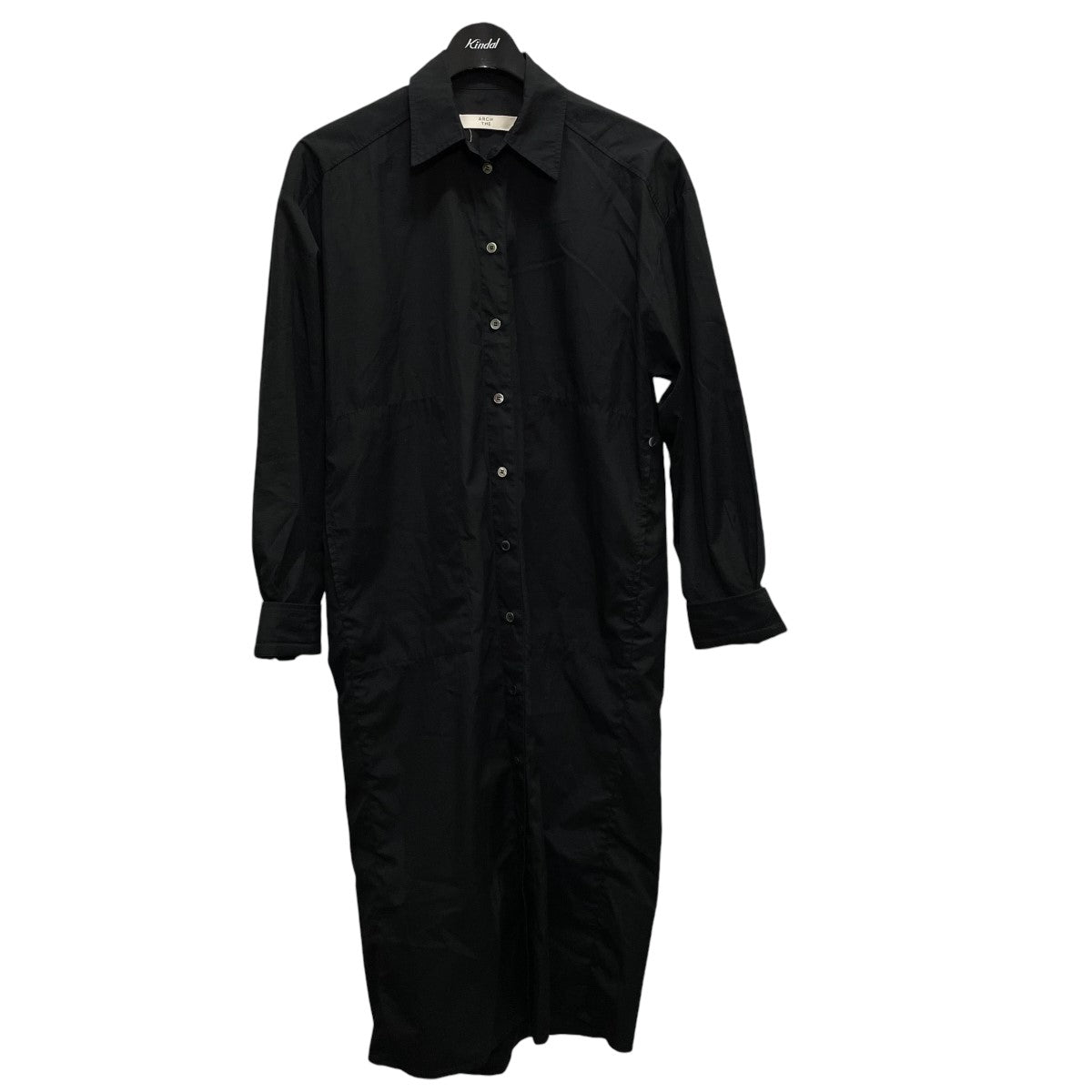 Waist Button Cotton Shirt Dressシャツワンピース61-26-0136-031
