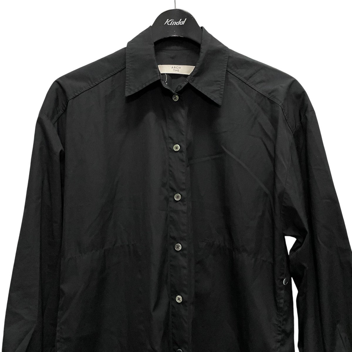 Waist Button Cotton Shirt Dressシャツワンピース61-26-0136-031