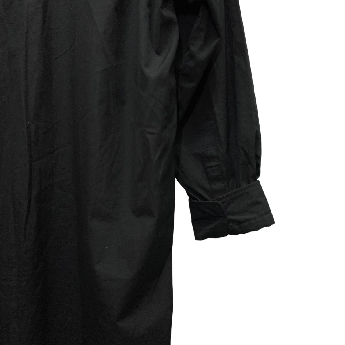 Waist Button Cotton Shirt Dressシャツワンピース61-26-0136-031
