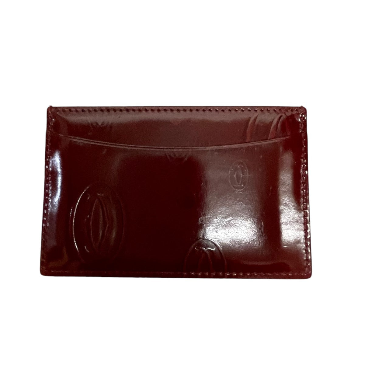 Cartier カルティエ 名刺入れ ガーランド カードケース ボルドー
