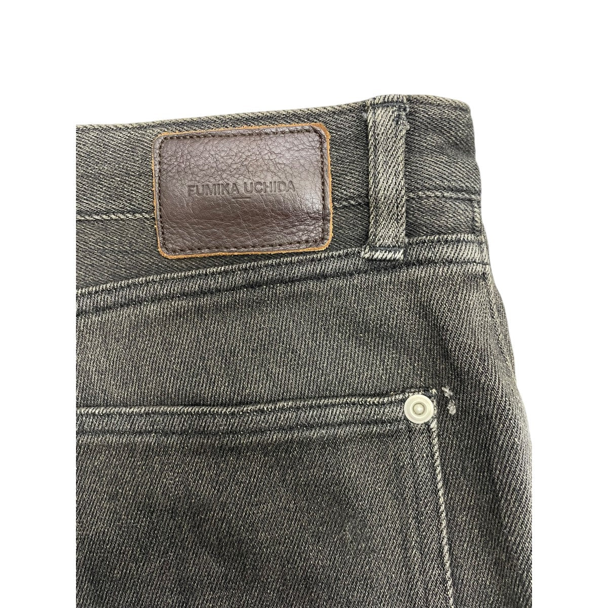 FUMIKA UCHIDA(フミカウチダ) STRETCH DENIM FLARED PANTSデニムパンツFU-R-DM003 FU-R-DM003  グレー サイズ 36｜【公式】カインドオルオンライン ブランド古着・中古通販【kindal】