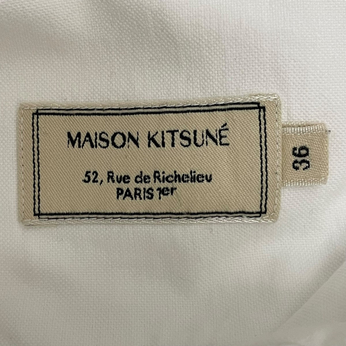 MAISON KITSUNE シャツKMH-2800-Aの古着・中古アイテム