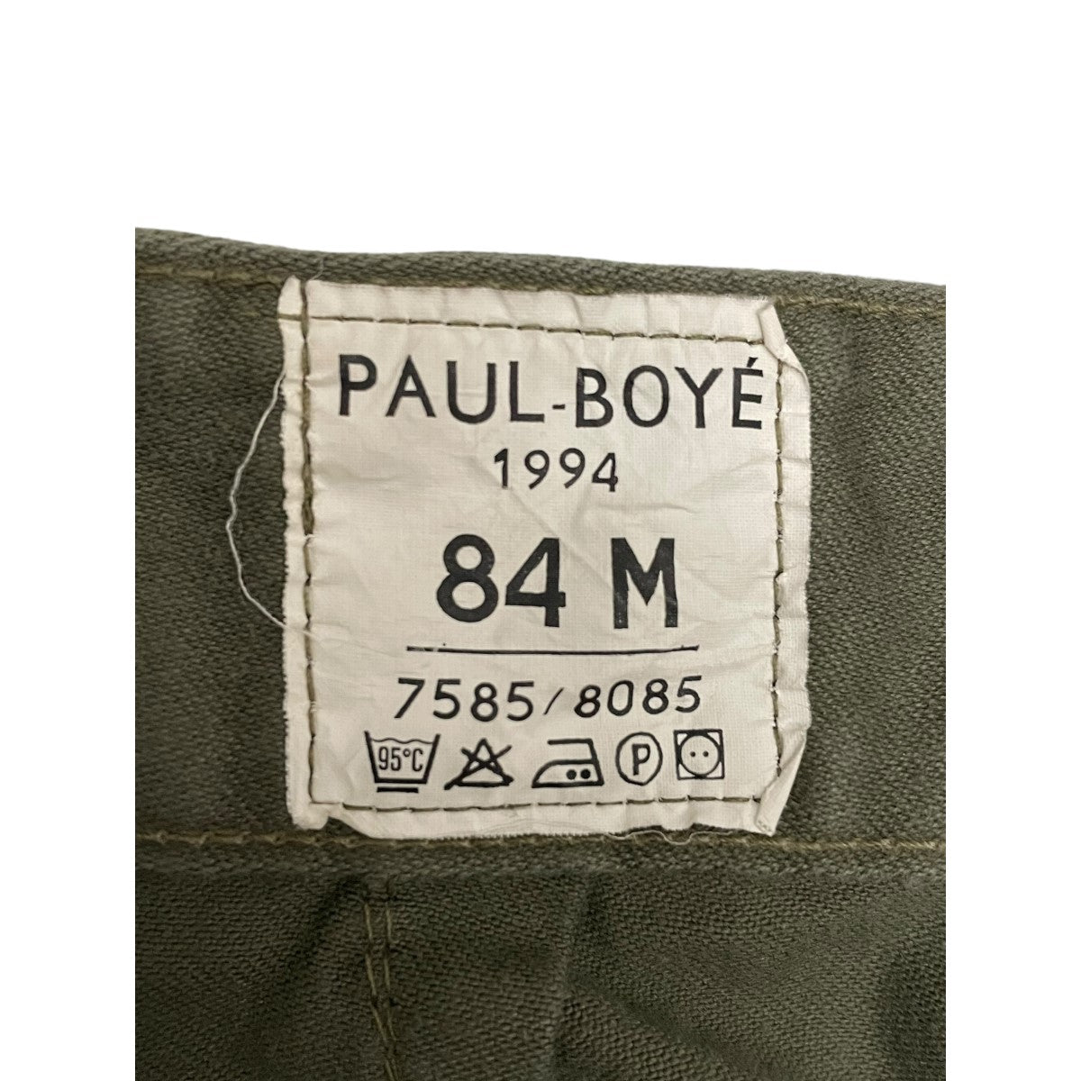 PAUL BOYE イタリア軍ミリタリーパンツ カーキ サイズ 84M